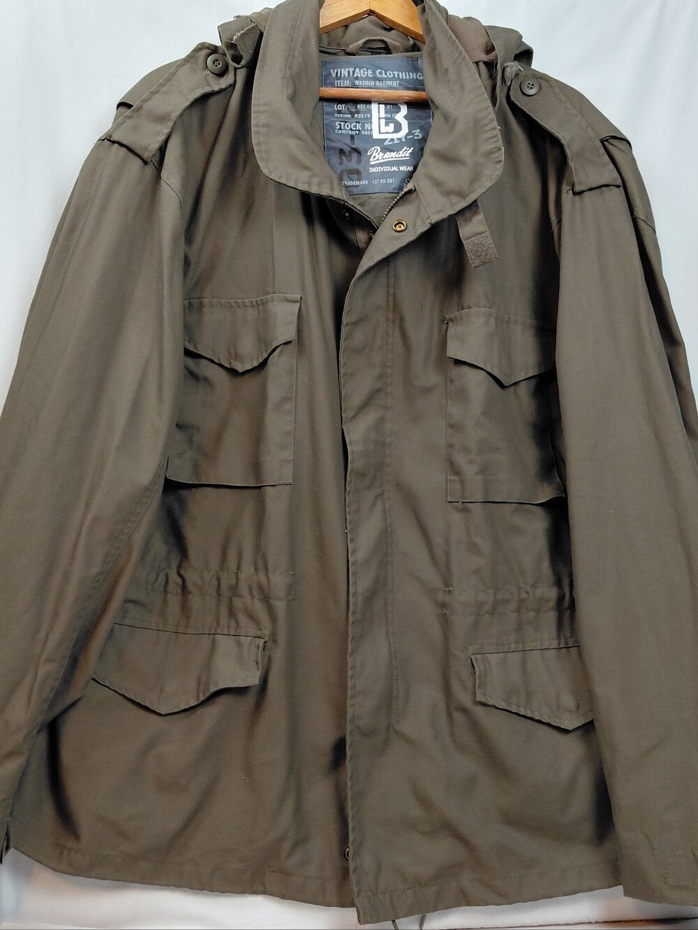 Brandit M 65 Field Jacket Olive Drab Green Size XXL
